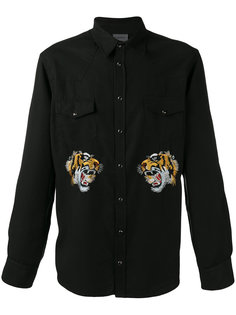 embroidered tiger shirt Laneus