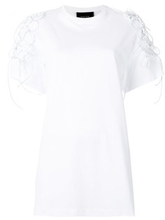 macrame applique T-shirt Simone Rocha