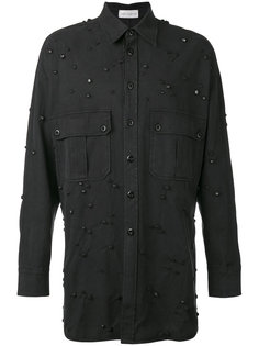 long jewel embellished shirt Faith Connexion