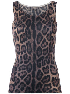 shell leopard print top N.Peal