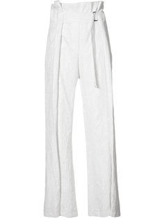широкие брюки с ремнем Ann Demeulemeester