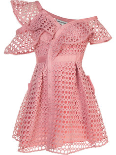lace frill mini dress Self-Portrait