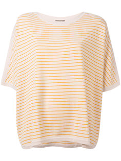 oversized stripe T-shirt N.Peal