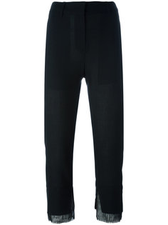 укороченные брюки кроя слим Ann Demeulemeester