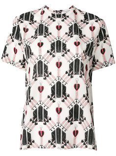 блузка с принтом  Valentino