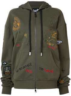 embroidered zip hoody Haculla