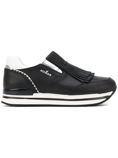 fringe-trimmed slip-on sneakers Hogan