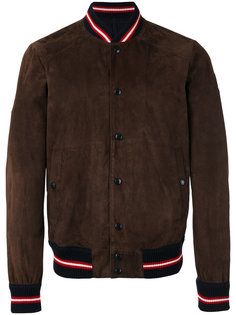 striped trim bomber jacket Moncler