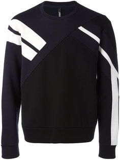 sleeve panel sweatshirt Neil Barrett