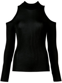 cut-out detail knitted top Balmain