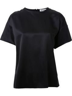 футболка с потайной застежкой-молнией Jil Sander