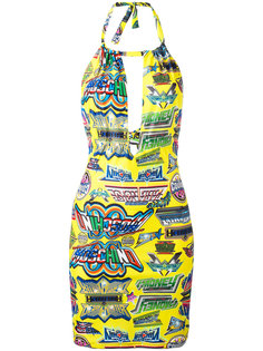 платье с рисунком в стиле комиксов Moschino