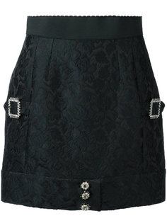 жаккардовая мини-юбка Dolce &amp; Gabbana
