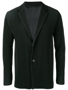 ribbed detail blazer  Homme Plissé Issey Miyake