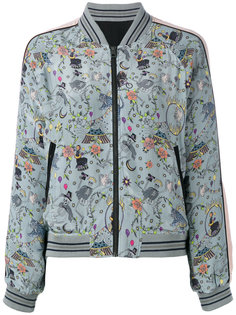 skeleton print bomber jacket Zadig &amp; Voltaire