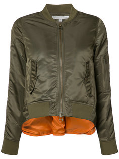 back slit bomber jacket Veronica Beard