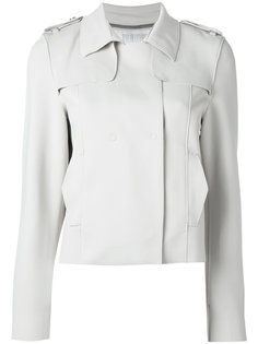 concealed placket jacket Harris Wharf London