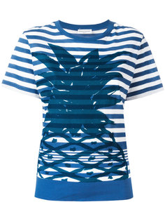 pineapple print striped T-shirt Sonia Rykiel