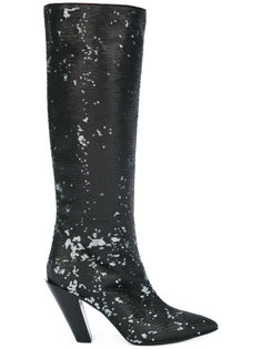 sequined knee high boots A.F.Vandevorst
