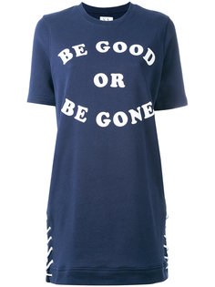 slogan print T-shirt dress Zoe Karssen