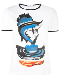 футболка с принтом рыбы J.W.Anderson