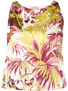 floral print cropped tank Eggs