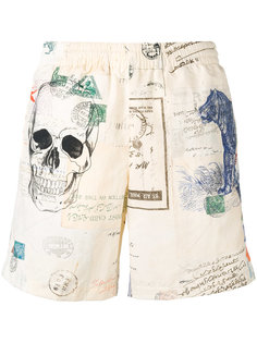 Letters to India swim shorts Alexander McQueen