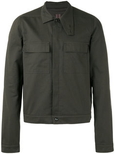 куртка-рубашка с передними карманами Rick Owens DRKSHDW