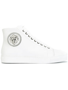 lion embellished high-top sneakers Versus