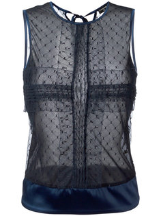 netted sheer top Chanel Vintage