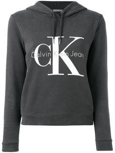 толстовка с капюшоном и логотипом Calvin Klein Jeans