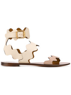 scallop strap sandals Chloé