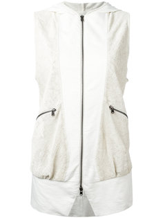 perforated sleeveless jacket  Lost &amp; Found Ria Dunn