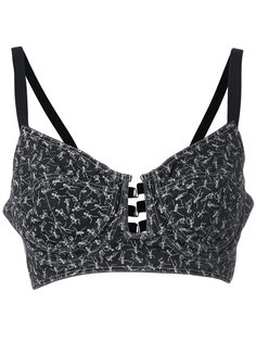 skeleton print bralette Jean Paul Gaultier Vintage