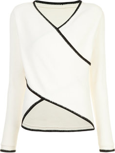 crossover knitted top Derek Lam 10 Crosby