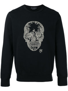 skull embellished sweatshirt Alexander McQueen