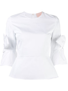 bow sleeve top Roksanda