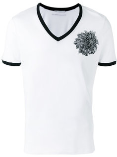 embroidered chest patch T-shirt Ermanno Scervino