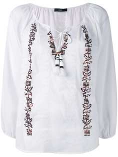 embroidered sequin blouse  Steffen Schraut