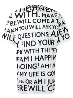 Make it Happen print t-shirt Versace