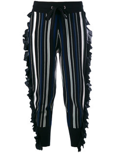 frill trim striped trousers  3.1 Phillip Lim