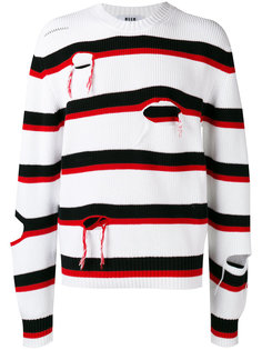 джемпер в полоску MSGM