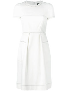 contrast stitch dress Paule Ka