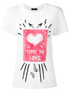футболка с принтом Time To Love Diesel