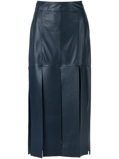 leather midi skirt Giuliana Romanno