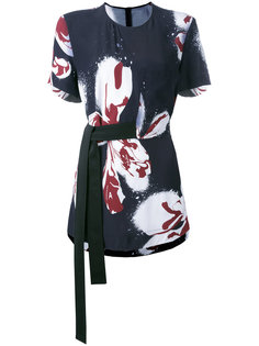 floral print tied blouse Cédric Charlier