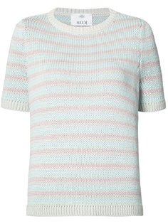 stripe knitted top Allude