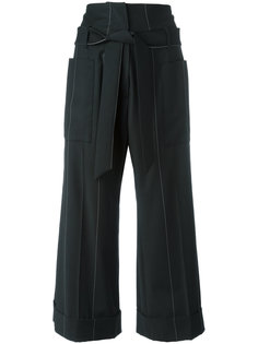 широкие укороченные брюки Brunello Cucinelli
