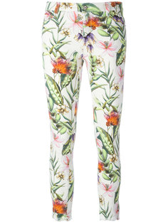 floral skinny trousers Ermanno Scervino