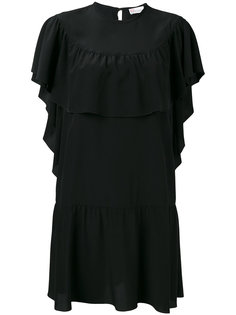 мини-платье с рюшами Red Valentino